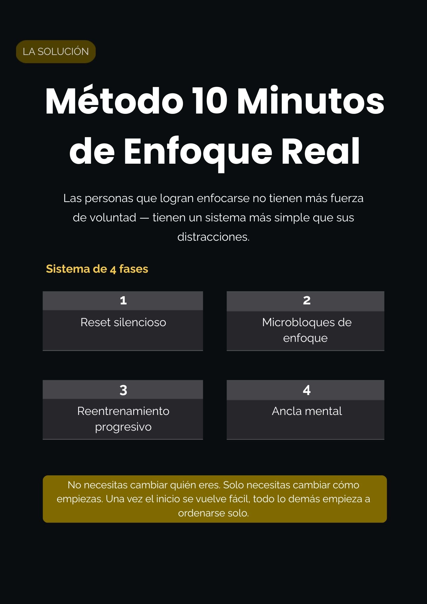 Método 10 Minutos de Enfoque Real